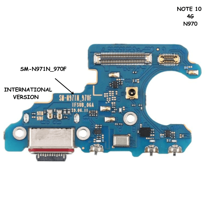 Charging Port Board For Samsung Galaxy Note10 N970F (International Version) - Best Cell Phone Parts Distributor in Canada, Parts Source Charging Port Board For Samsung Galaxy Note10 N970F (International Version) - Best Cell Phone Parts Distributor in Canada, Parts Source